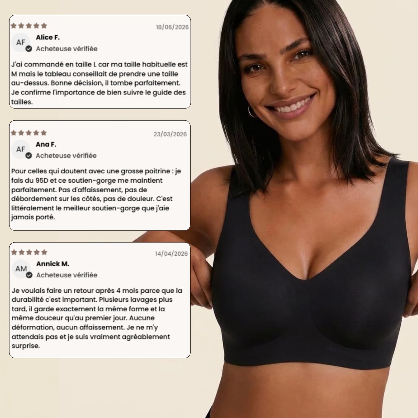 Soutien-gorge sans couture